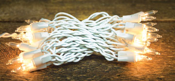 Light Set White Cord 35ct