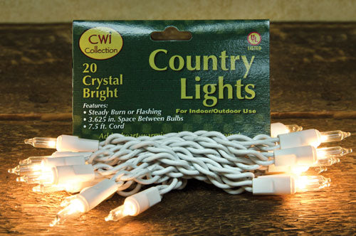 Light Set White Cord 20ct