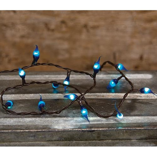 Midnight Blue Silicone Teeny Lights 20ct