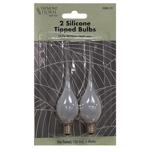 2/Pkg 5W Clear Silicone Bulbs