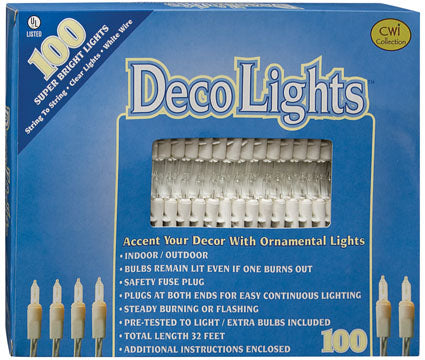 Light Set White Cord 100ct