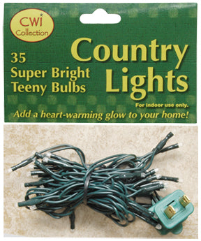 Teeny Lights  Green Cord 35ct