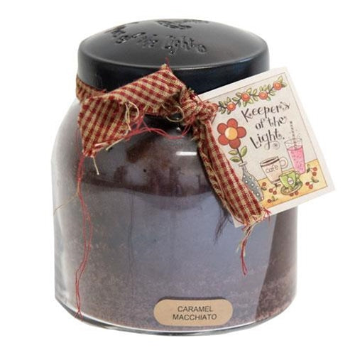 Caramel Macchiato Papa Jar Candle 34oz