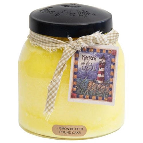 Lemon Butter Pound Cake Papa Jar Candle 34oz