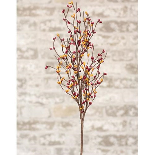 Pip Berry Spray 26" Burgundy/Gold