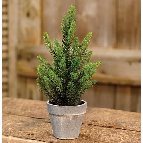 Tahoe Pine Tree w/Gray Pot 12"