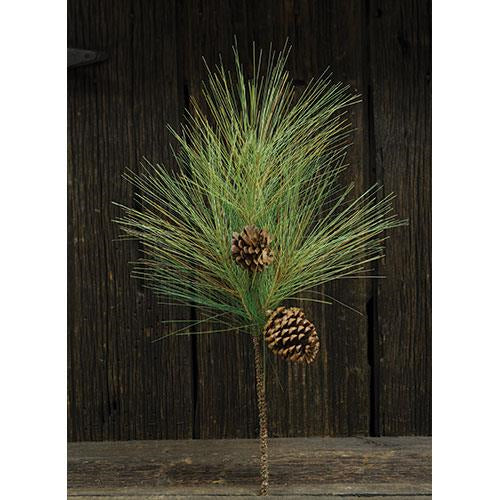 Fine Woodsy Needle Pine Branch 24"