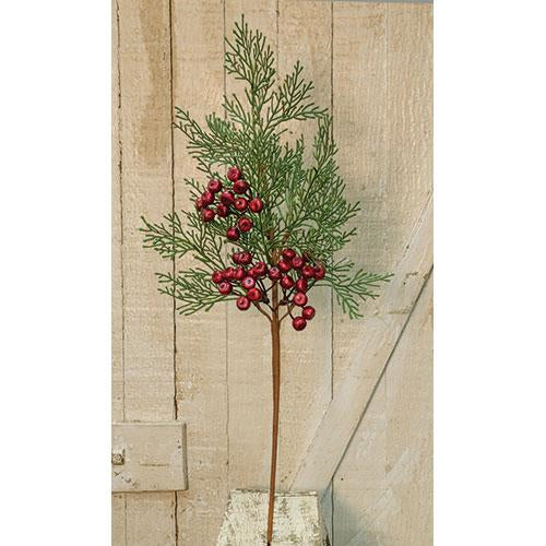 Cedar Pick w/Berries 20"