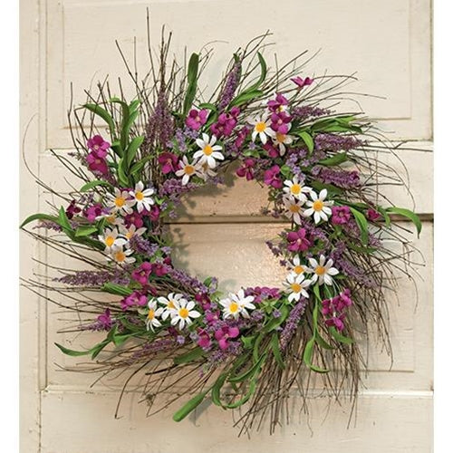 Spring Flower & Phlox Wreath 24"
