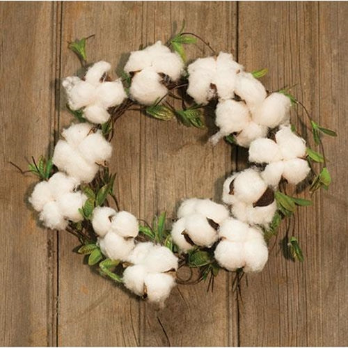 Cotton & Willow Wreath 12"