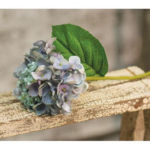 Hydrangea Pick 9" Blue