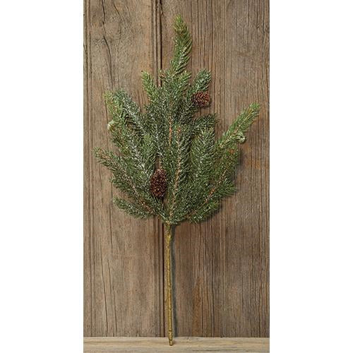 Frosted White Spruce Pick 16"