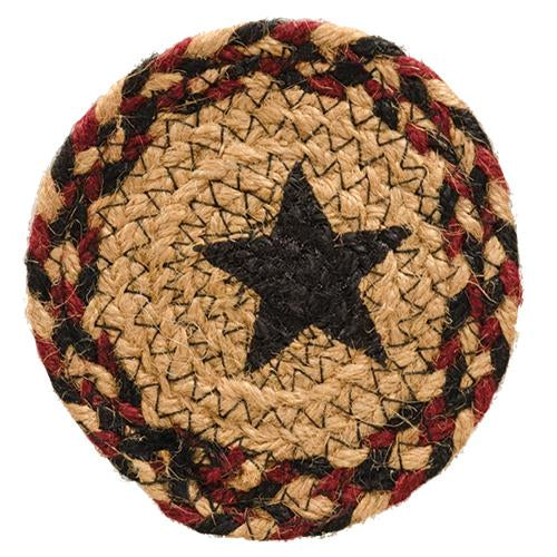 Blackberry Star Coaster 4.5"