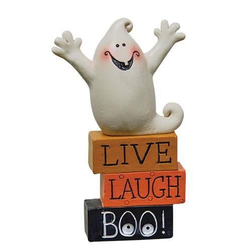 Live Laugh Boo Ghost