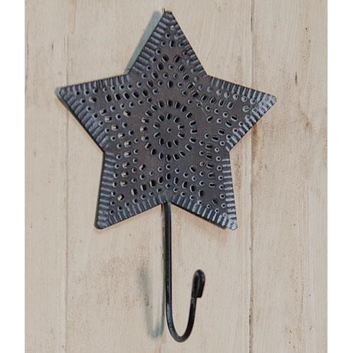 Punched Metal Star Hook