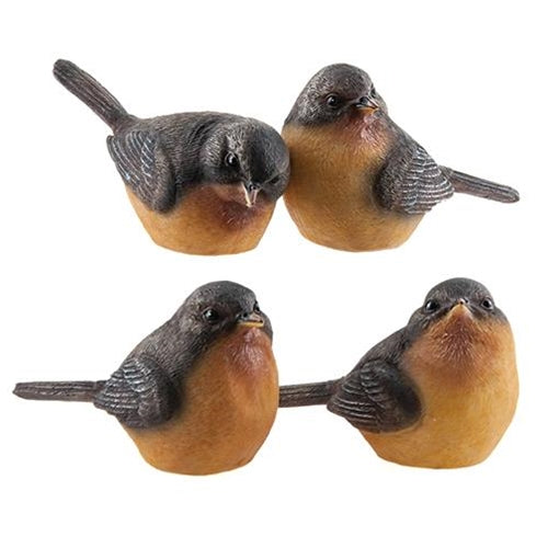 Small Resin Robin 4 Asstd.