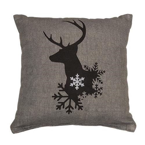 Winter Reindeer Pillow