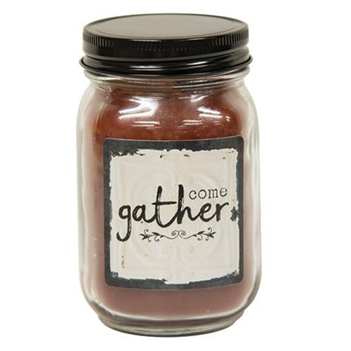 Come Gather Jar Candle 12oz Buttered Maple Syrup