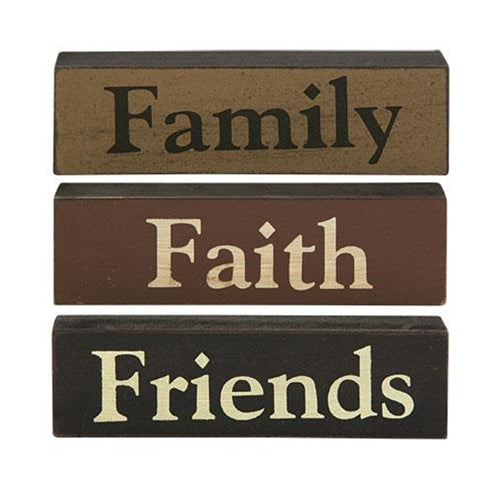 Faith Family Friends Block 3 Asstd. not a set