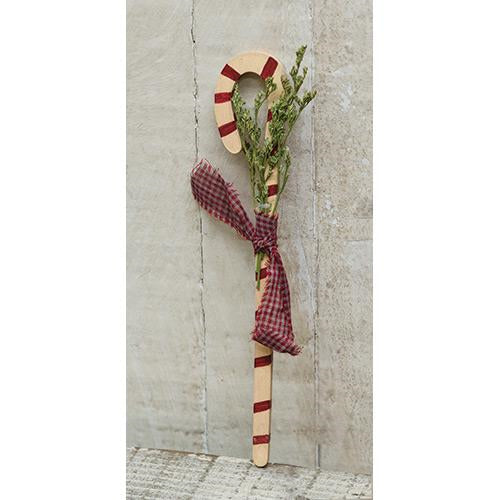 Candy Cane w/Greenery – Primitive Renditions