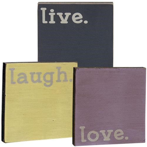 Live Love Laugh Block Asst.