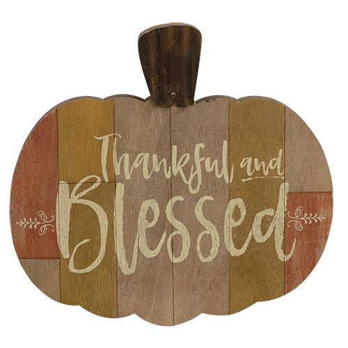 Thankful & Blessed Pumpkin