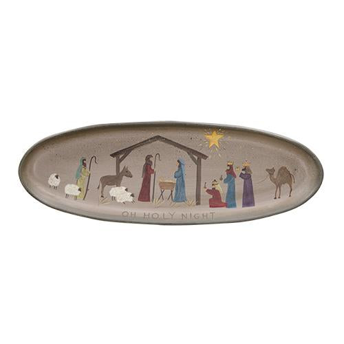 Holy Night Nativity Tray