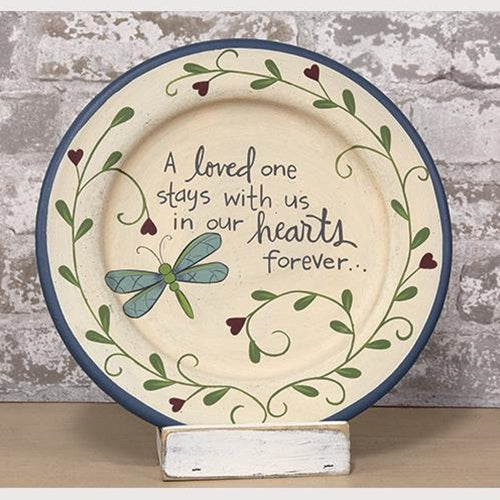 Loved One Dragonfly Plate