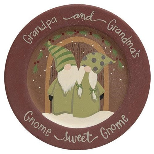 Gnome Sweet Gnome Plate