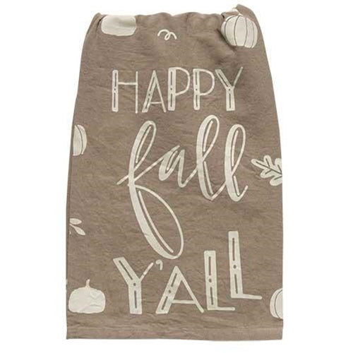 Happy Fall Ya'll Dish Towel