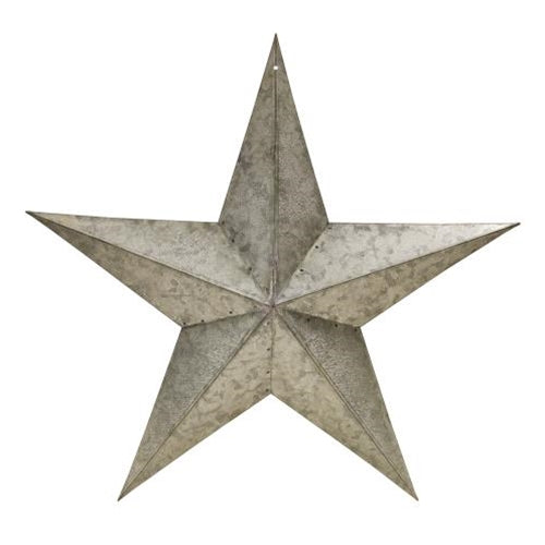 Galvanized Barn Star - 18"