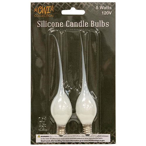 2/Pkg Warm Silicone Bulbs 5W