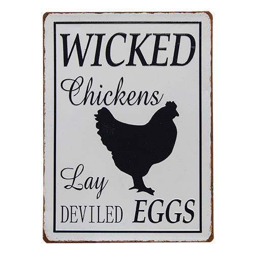 Wicked Chickens Plaque