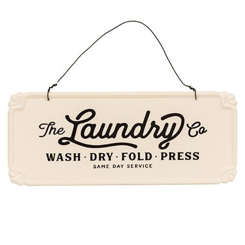 The Laundry Co. Vintage Hanging Sign