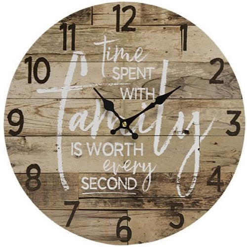 Time with Family Clock