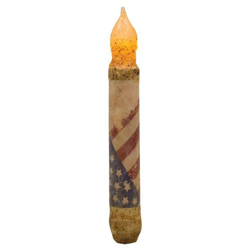 Vintage Flag Timer Taper - Burnt Ivory