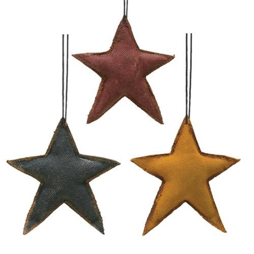 3/Set Fabric Star Ornaments