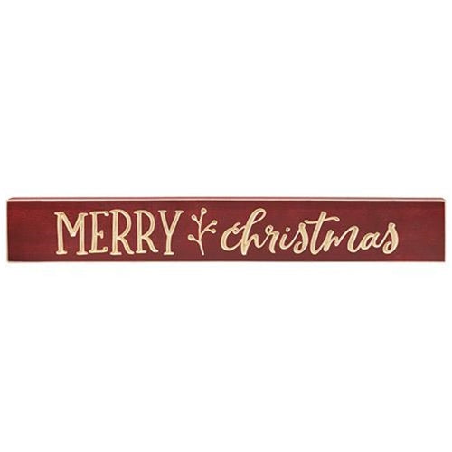 Merry Christmas Engraved Sign 24"