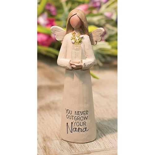 Nana Resin Angel w/Vase
