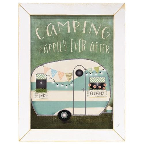 Camping Happily Ever After Framed Print