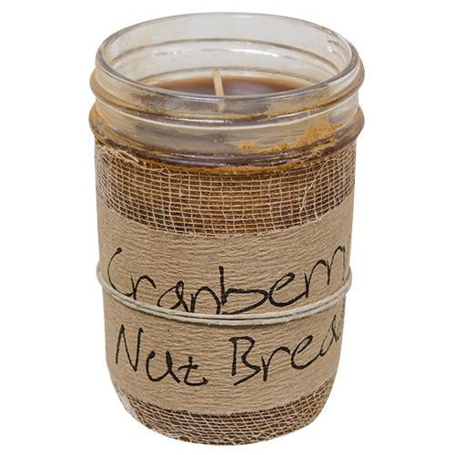 Cranberry Nut Jar Candle 8oz