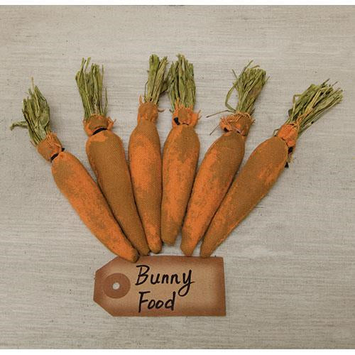 6/Set Bunny Food Carrots
