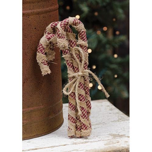 Fabric Candy Cane Bundle