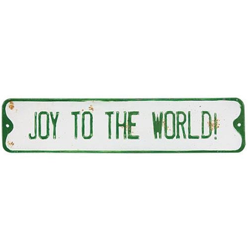 Joy to the World Street Sign