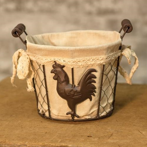 Rooster Wire Basket