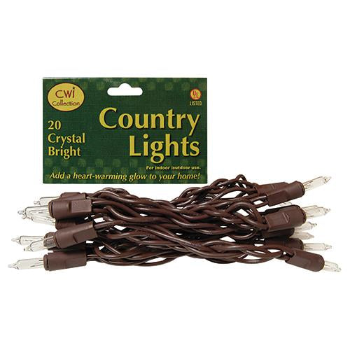 Light Set Brown Cord 20ct